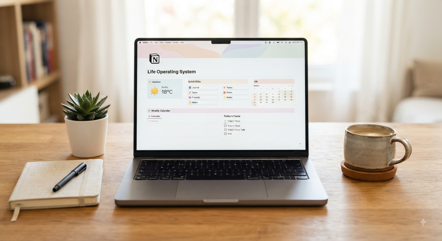 Template Notion untuk Perencanaan Bisnis & Keuangan (All-in-One Business Hub)